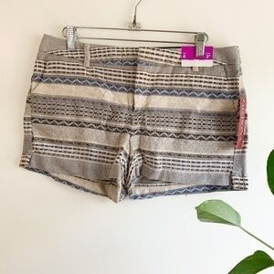 3/$25 NWT Merona Tribal 3" Shorts sz 6